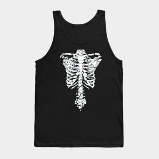 cracked skeleton costume Tank Top